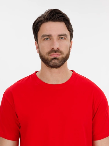 Футболка унисекс T-Bolka 180, красная Футболка унисекс T-Bolka 180, красная