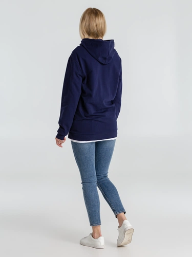 Толстовка с капюшоном унисекс Hoodie, темно-синяя Толстовка с капюшоном унисекс Hoodie, темно-синяя