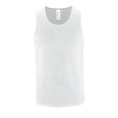 Майка мужская Sporty TT Men, белая Майка мужская Sporty TT Men, белая