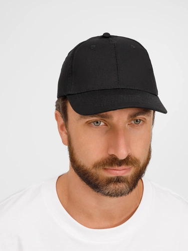 Бейсболка Apollo, черная Бейсболка Apollo, черная