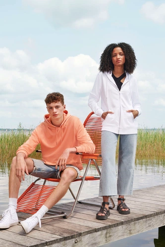 Толстовка унисекс Calipso, белая Толстовка унисекс Calipso, белая