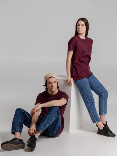 Футболка Imperial 190, бордовая Футболка Imperial 190, бордовая