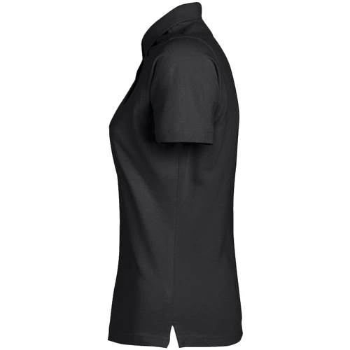 Рубашка поло женская Surf Lady, черная Рубашка поло женская Surf Lady, черная