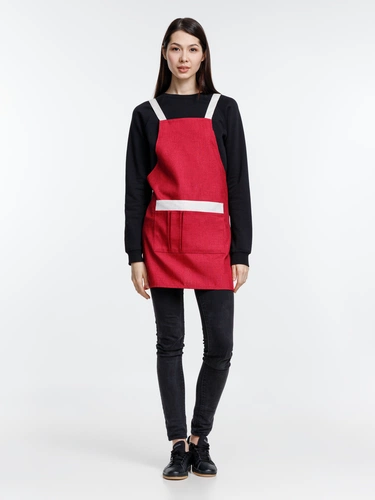 Фартук Settle In, красный Фартук Settle In, красный