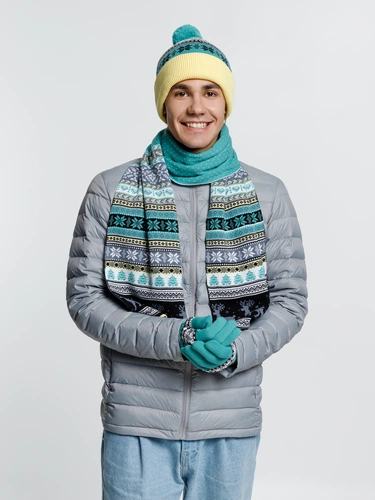 Шапка Mirakler, зеленая с желтым Шапка Mirakler, зеленая с желтым