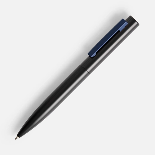 Ручка шариковая Inkolor, черная с темно-синим Ручка шариковая Inkolor, черная с темно-синим