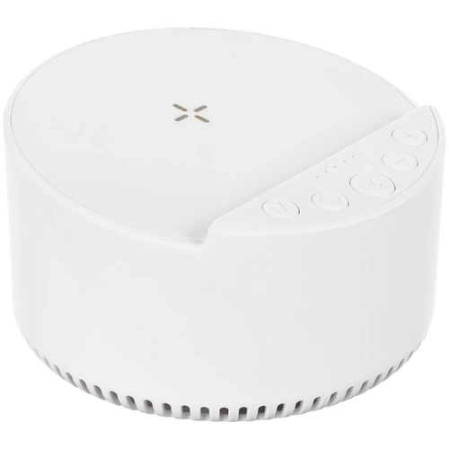 Bluetooth-колонка с беспроводной зарядкой relaxTime, белая Bluetooth-колонка с беспроводной зарядкой relaxTime, белая