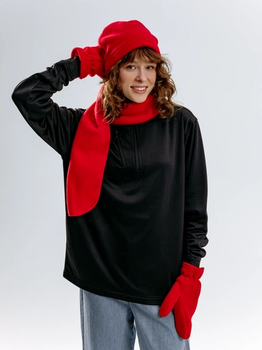 Шарф Fleecy, красный Шарф Fleecy, красный