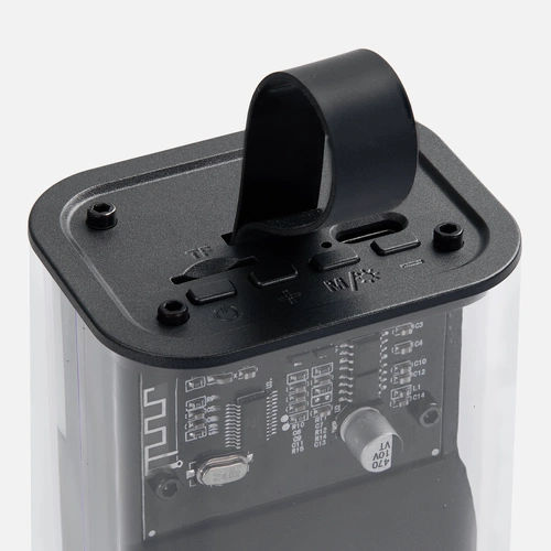 Bluetooth-колонка с подсветкой Groove, серая Bluetooth-колонка с подсветкой Groove, серая