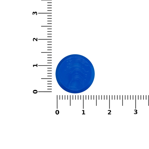 Двойной фиксатор для шнура Brоgy, синий Двойной фиксатор для шнура Brоgy, синий