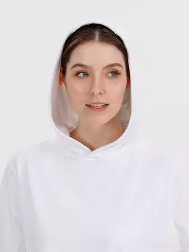 Худи унисекс Morfiss, белое Худи унисекс Morfiss, белое