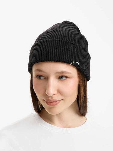Шапка Ribelle, черная Шапка Ribelle, черная