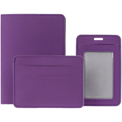Обложка для паспорта Shall Simple, фиолетовый Обложка для паспорта Shall Simple, фиолетовый