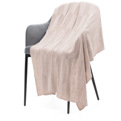 Плед Rombus, бежевый меланж Плед Rombus, бежевый меланж