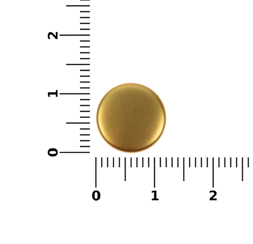 Кнопка Clavis, M, золотистая Кнопка Clavis, M, золотистая