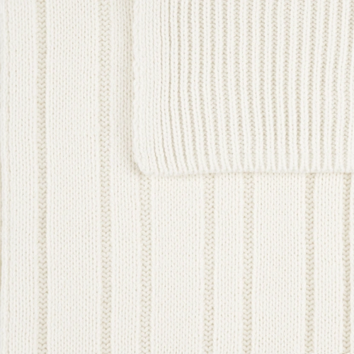 Шарф Knit Beat, белый (молочный) Шарф Knit Beat, белый (молочный)