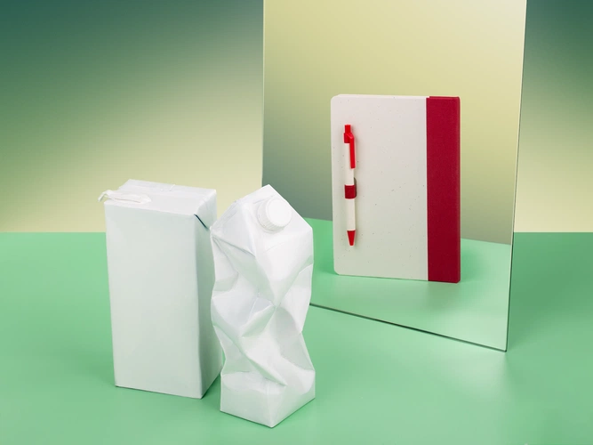 Блокнот MilkMake, красный Блокнот MilkMake, красный