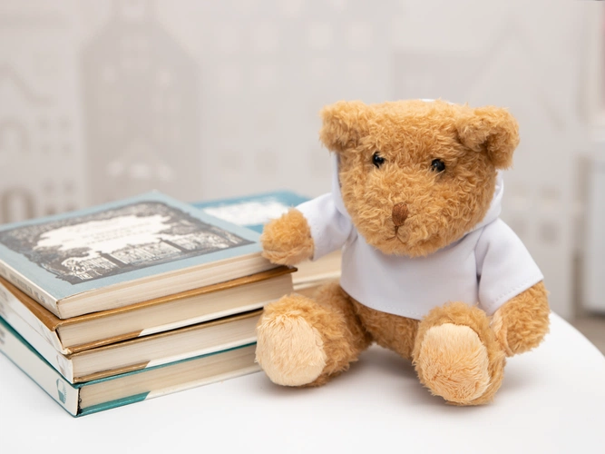 Мягкая игрушка «Мишка Cuddleton» в белом худи Мягкая игрушка «Мишка Cuddleton» в белом худи