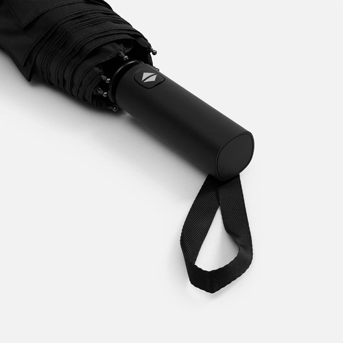 Зонт складной Smooth Move с плавным закрытием, черный Зонт складной Smooth Move с плавным закрытием, черный