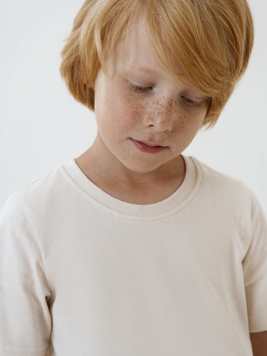 Футболка детская T-Bolka Kids, молочно-белая Футболка детская T-Bolka Kids, молочно-белая