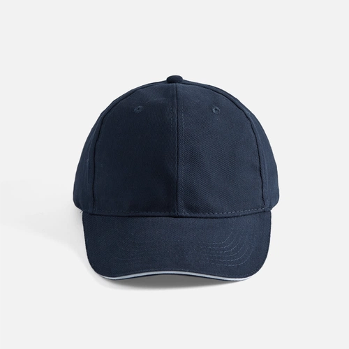 Бейсболка Buffalo, темно-синяя с белым Бейсболка Buffalo, темно-синяя с белым