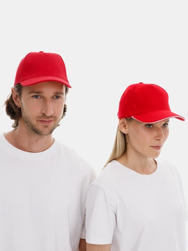 Бейсболка Long Beach, красная Бейсболка Long Beach, красная