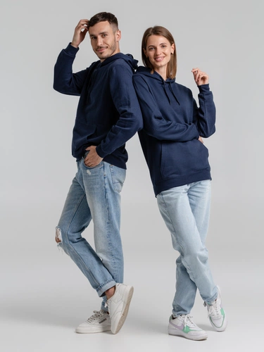 Толстовка с капюшоном Snake II темно-синяя Толстовка с капюшоном Snake II темно-синяя