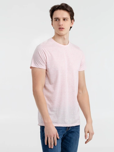 Футболка мужская Regent Fit 150, розовый меланж Футболка мужская Regent Fit 150, розовый меланж