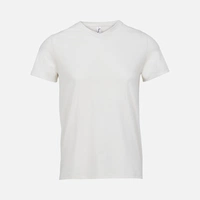 Футболка унисекс Regent с V-образным вырезом, молочно-белая