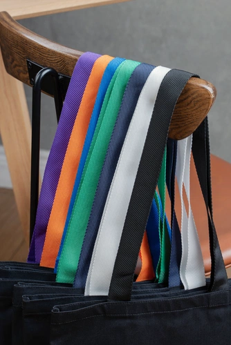 Холщовая сумка BrighTone, черная с черными ручками Холщовая сумка BrighTone, черная с черными ручками