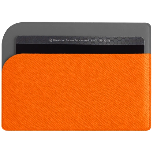 Чехол для карточек Dual, оранжевый Чехол для карточек Dual, оранжевый