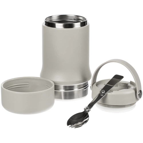 Термос для еды Tabenodo, серый Термос для еды Tabenodo, серый