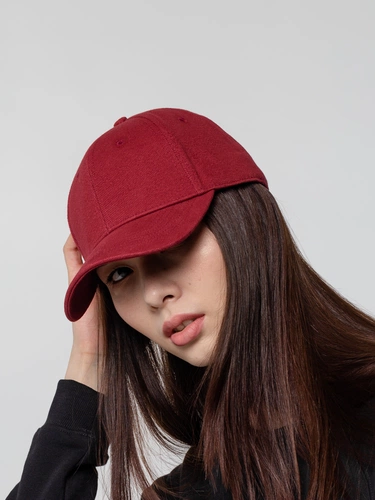 Бейсболка Hillside, бордовая Бейсболка Hillside, бордовая