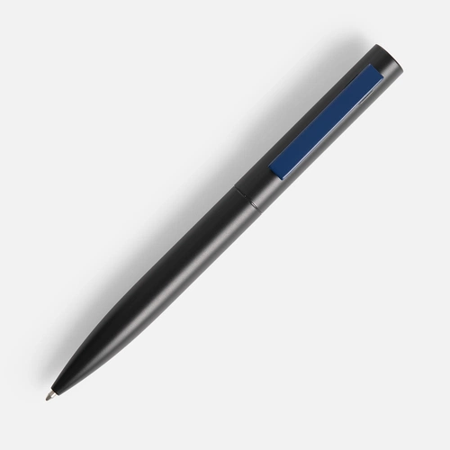 Ручка шариковая Inkolor, черная с темно-синим Ручка шариковая Inkolor, черная с темно-синим