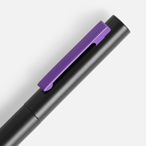 Ручка шариковая Inkolor, черная с фиолетовым Ручка шариковая Inkolor, черная с фиолетовым