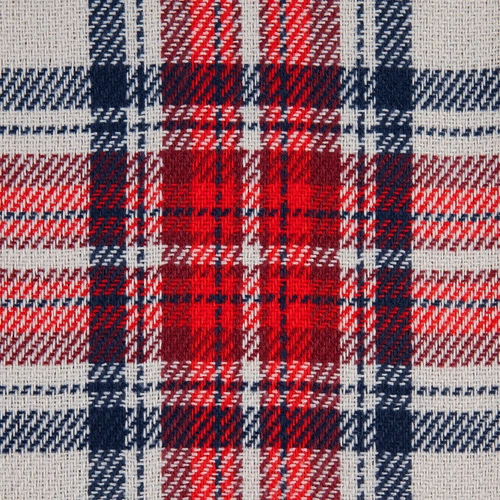 Плед «Валдай», бежевый с красным и синим Плед «Валдай», бежевый с красным и синим