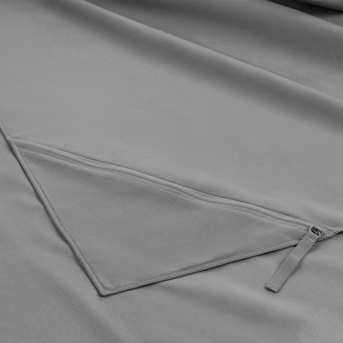 Полотенце спортивное Hard Work, серое Полотенце спортивное Hard Work, серое