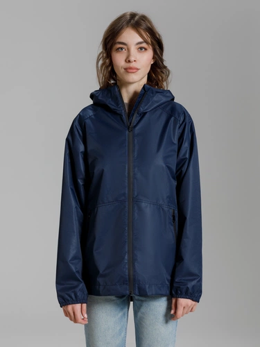 Куртка унисекс Nordvind DWR, темно-синяя Куртка унисекс Nordvind DWR, темно-синяя