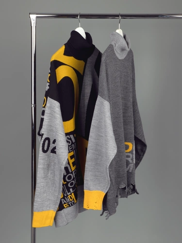 Свитер оверсайз Tricksy Net Grunge на заказ, полушерсть Свитер оверсайз Tricksy Net Grunge на заказ, полушерсть