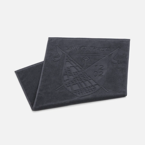 Полотенце на заказ Surpass с рельефным логотипом, среднее Полотенце на заказ Surpass с рельефным логотипом, среднее