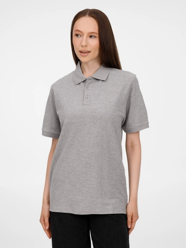 Рубашка поло унисекс Upswing, серый меланж Рубашка поло унисекс Upswing, серый меланж