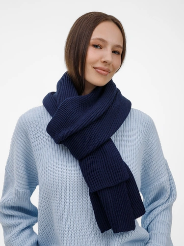 Шарф Nobilis Mono, темно-синий Шарф Nobilis Mono, темно-синий