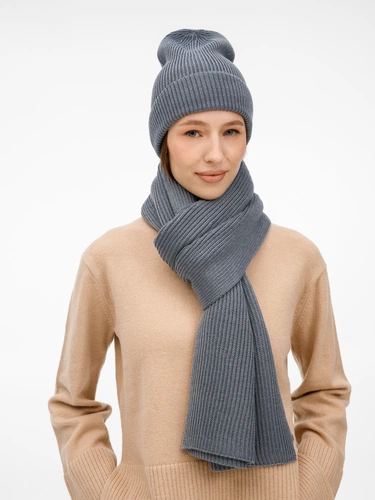 Шапка Nobilis Mono, серая (стальная) Шапка Nobilis Mono, серая (стальная)