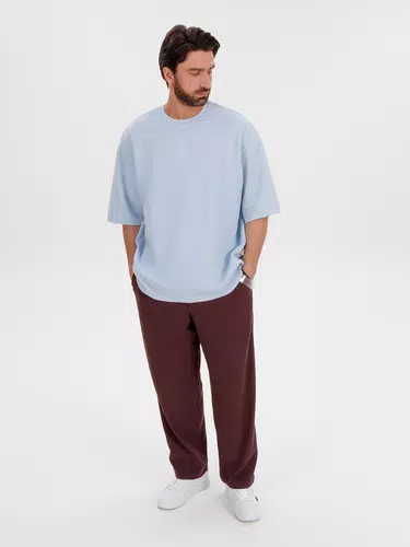 Джемпер с коротким рукавом Siluetti Volumica, светло-голубой Джемпер с коротким рукавом Siluetti Volumica, светло-голубой