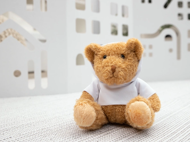 Мягкая игрушка «Мишка Cuddleton» в белом худи Мягкая игрушка «Мишка Cuddleton» в белом худи