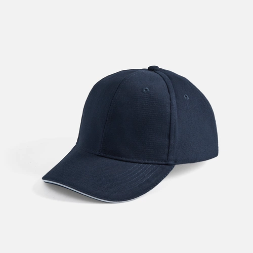 Бейсболка Buffalo, темно-синяя с белым Бейсболка Buffalo, темно-синяя с белым