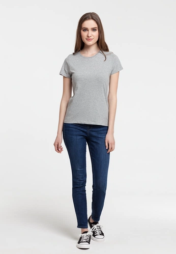 Футболка женская «Подсознательность», серый меланж Футболка женская «Подсознательность», серый меланж