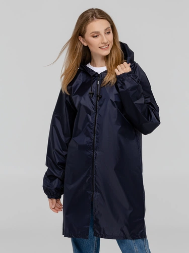 Дождевик «Сплавляюсь», темно-синий Дождевик «Сплавляюсь», темно-синий