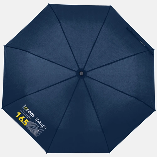 Зонт складной Monsoon, темно-синий с нанесением Зонт складной Monsoon, темно-синий с нанесением