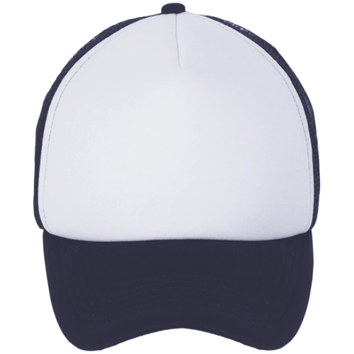 Бейсболка Bubble, темно-синяя с белым Бейсболка Bubble, темно-синяя с белым